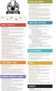 MENU USC | City Tacos SD